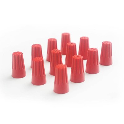 1000pcs 12-8 Awg Red Twist Nuts Caps Wire Screw-on Terminals Electrical Wire Connectors With Spring Insert Assortment Set